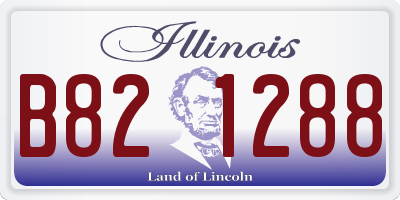 IL license plate B821288