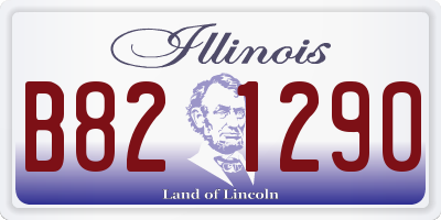 IL license plate B821290