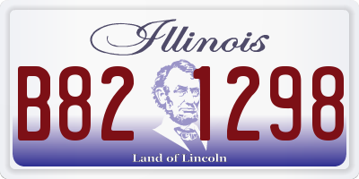 IL license plate B821298