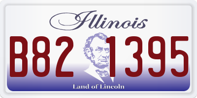 IL license plate B821395