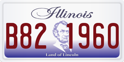 IL license plate B821960