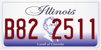 IL license plate B822511
