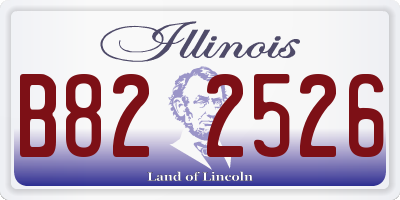 IL license plate B822526