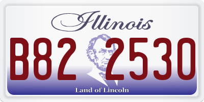 IL license plate B822530