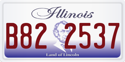IL license plate B822537