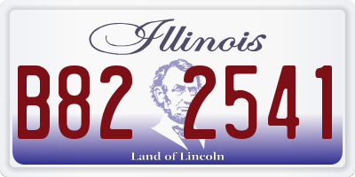 IL license plate B822541