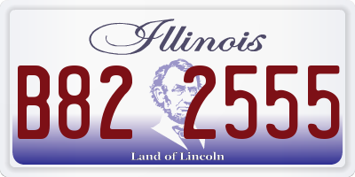 IL license plate B822555