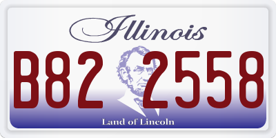 IL license plate B822558