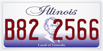 IL license plate B822566