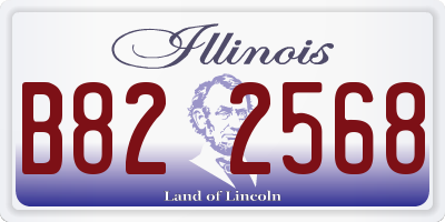 IL license plate B822568