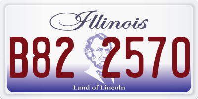 IL license plate B822570