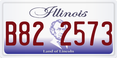 IL license plate B822573