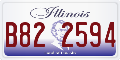 IL license plate B822594
