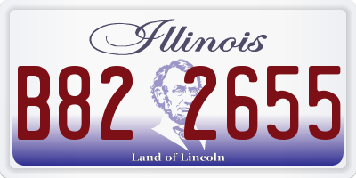 IL license plate B822655