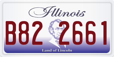 IL license plate B822661