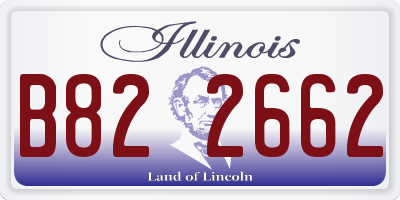 IL license plate B822662