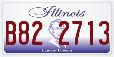 IL license plate B822713