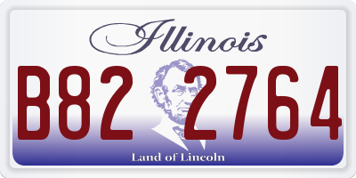 IL license plate B822764