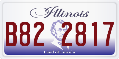 IL license plate B822817