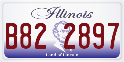 IL license plate B822897