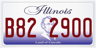 IL license plate B822900