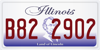 IL license plate B822902