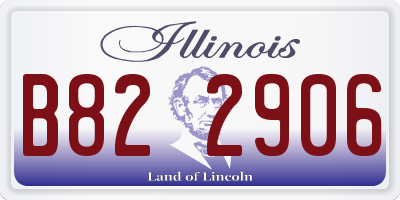 IL license plate B822906