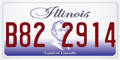 IL license plate B822914