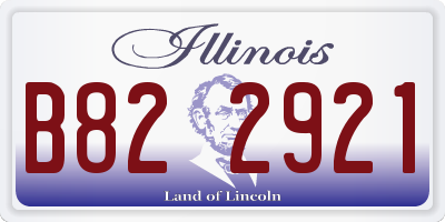 IL license plate B822921