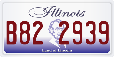 IL license plate B822939
