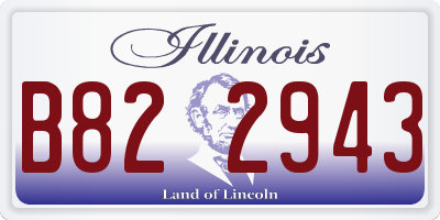 IL license plate B822943