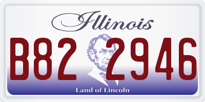 IL license plate B822946