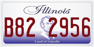 IL license plate B822956