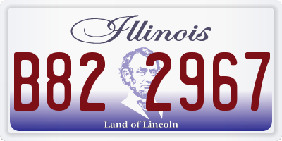 IL license plate B822967
