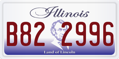 IL license plate B822996