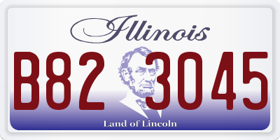 IL license plate B823045