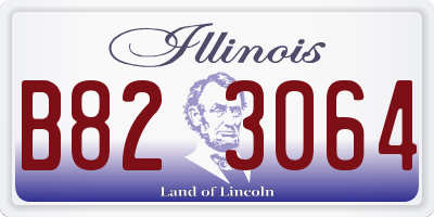 IL license plate B823064