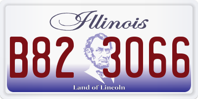 IL license plate B823066