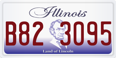 IL license plate B823095