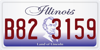 IL license plate B823159