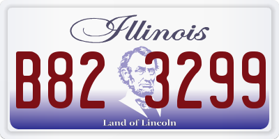 IL license plate B823299