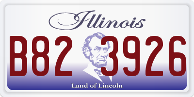IL license plate B823926