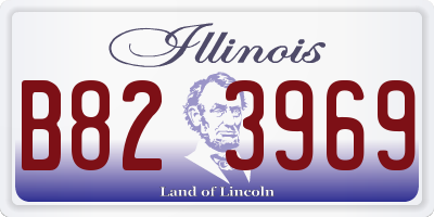 IL license plate B823969