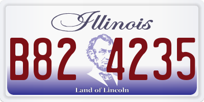 IL license plate B824235
