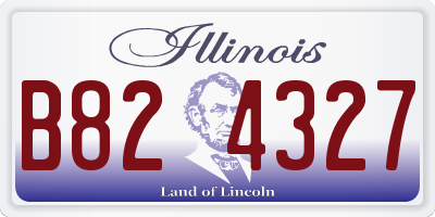 IL license plate B824327