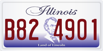 IL license plate B824901