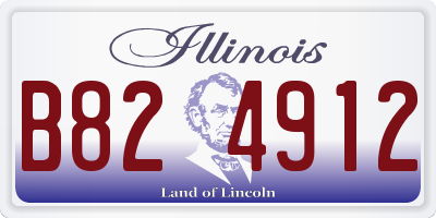 IL license plate B824912