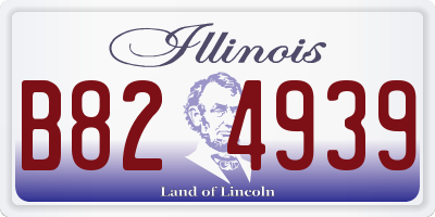 IL license plate B824939