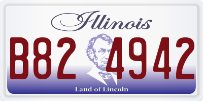 IL license plate B824942
