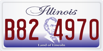 IL license plate B824970